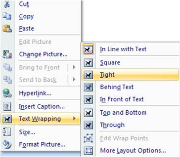 find text wrap in word for mac